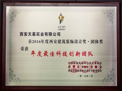 2016年度最佳科技创新团队奖